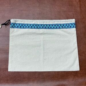 Tory Burch Beige Drawstring Dust Bag